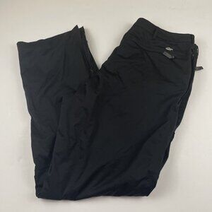 Adidas Climaproof Golf Pants Men's L Packable Black Zip Leg Performance Lined